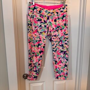 Lilly Pulitzer Luxletic Weekender Capri Legging EUC XL